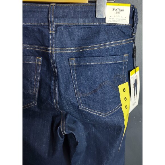 Santana Jeans Women’s Size 6 Blue NWT Classic Denim Casual Everyday Jeans - Picture 6 of 6